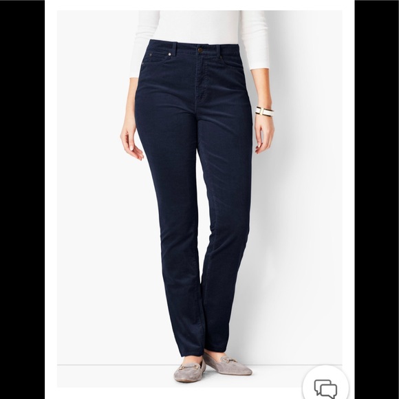 Talbots Pants - Talbots Heritage Indigo Blue Corduroys Sz 10
